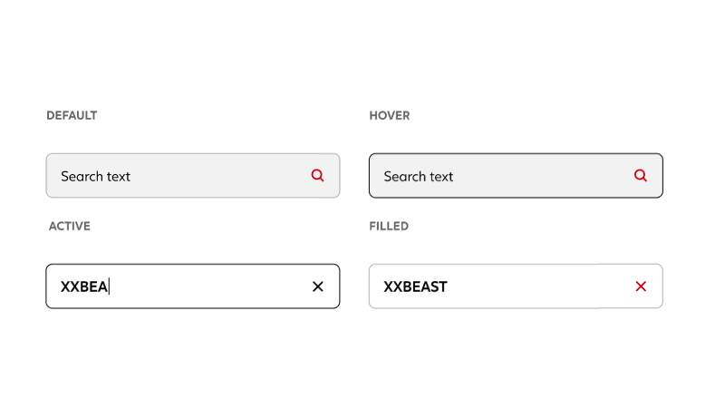  Input – Search field