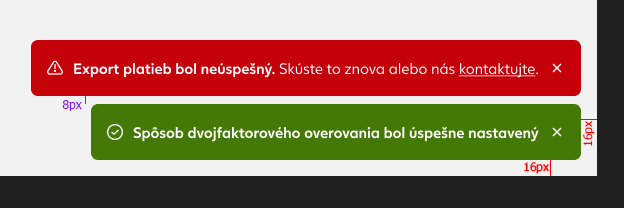  Pozície – Snackbary, Cookies lišta, Alerty, Chat-buble